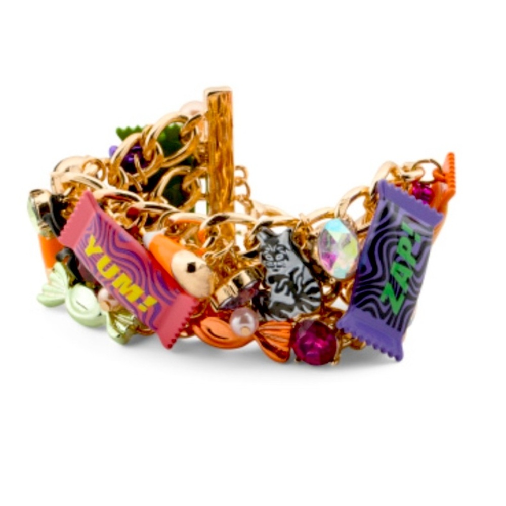 NWT ⚜️🍭⚜️ BETSEY JOHNSON GHOUL FRIENDS CANDY TOGGLE BRACELET MULTI - Picture 4 of 8